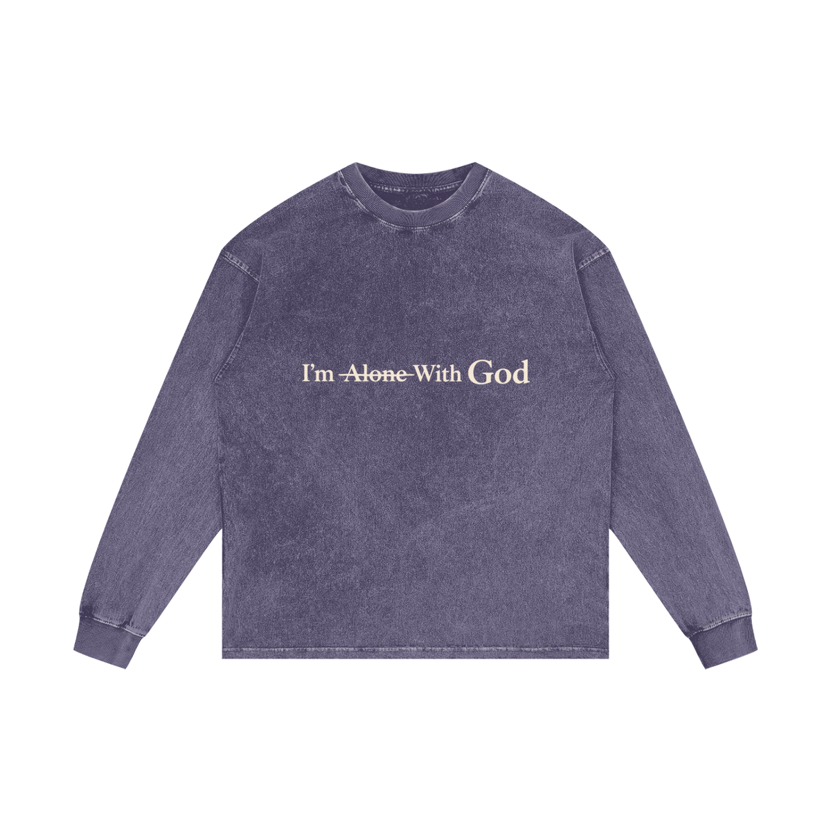 Alone- Oversize Long Sleeve T