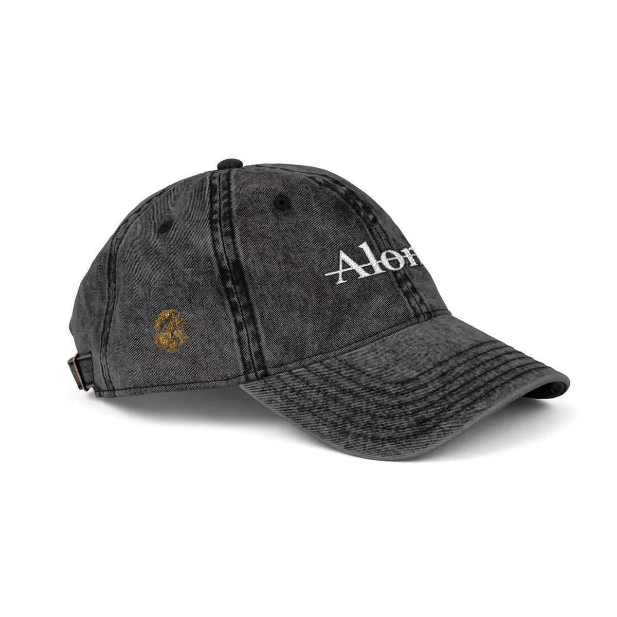 Alone- Distressed Vintage Cap