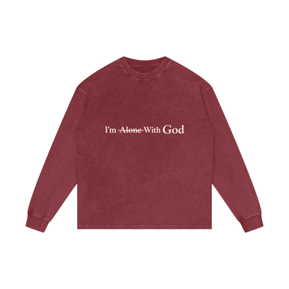 Alone- Oversize Long Sleeve T