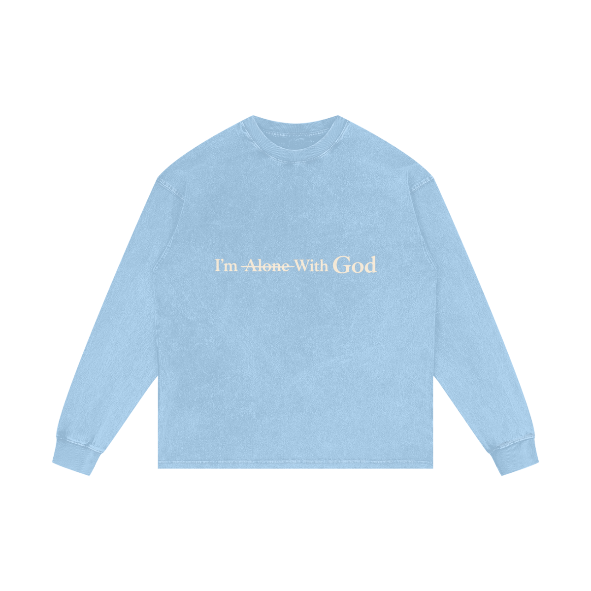 Alone- Oversize Long Sleeve T