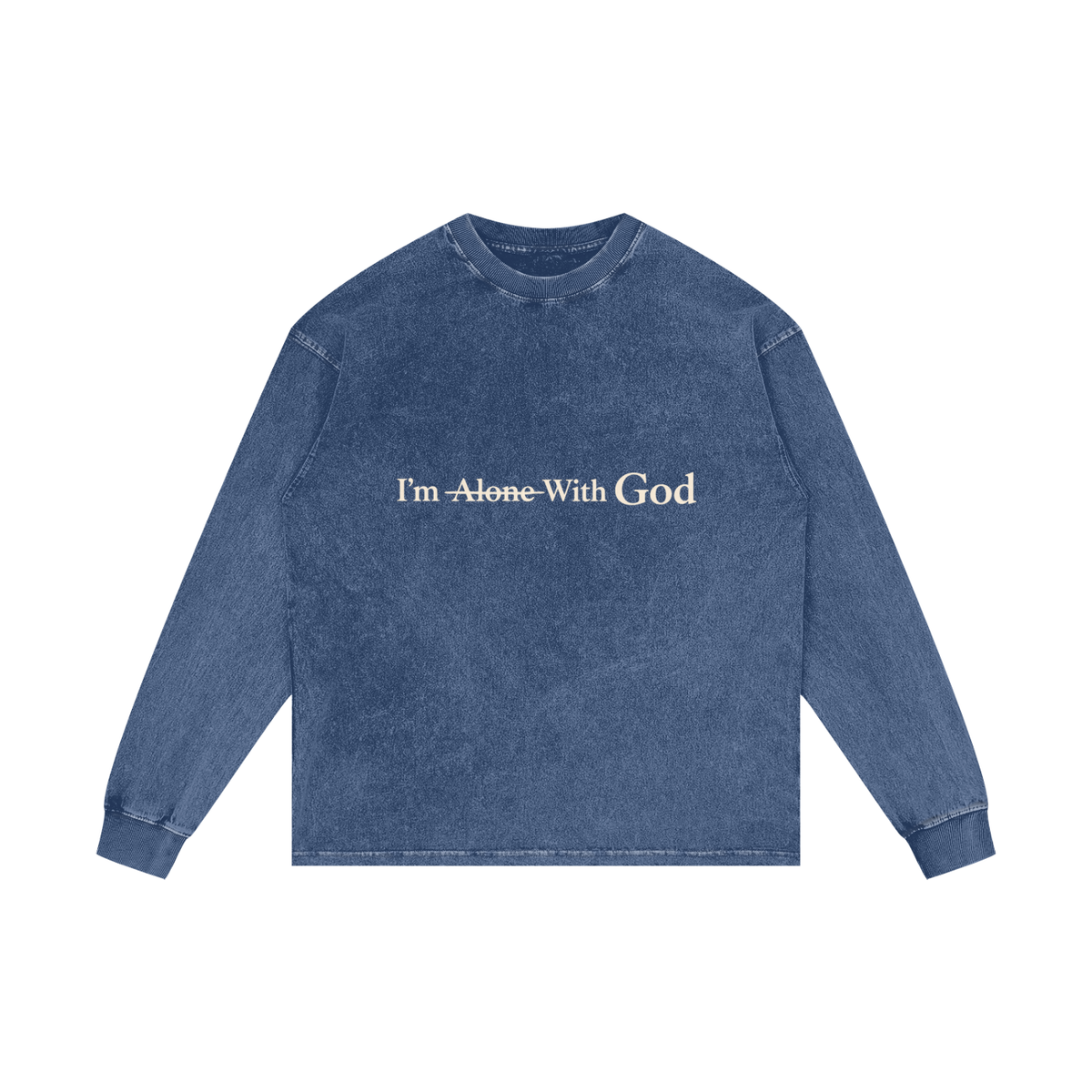 Alone- Oversize Long Sleeve T