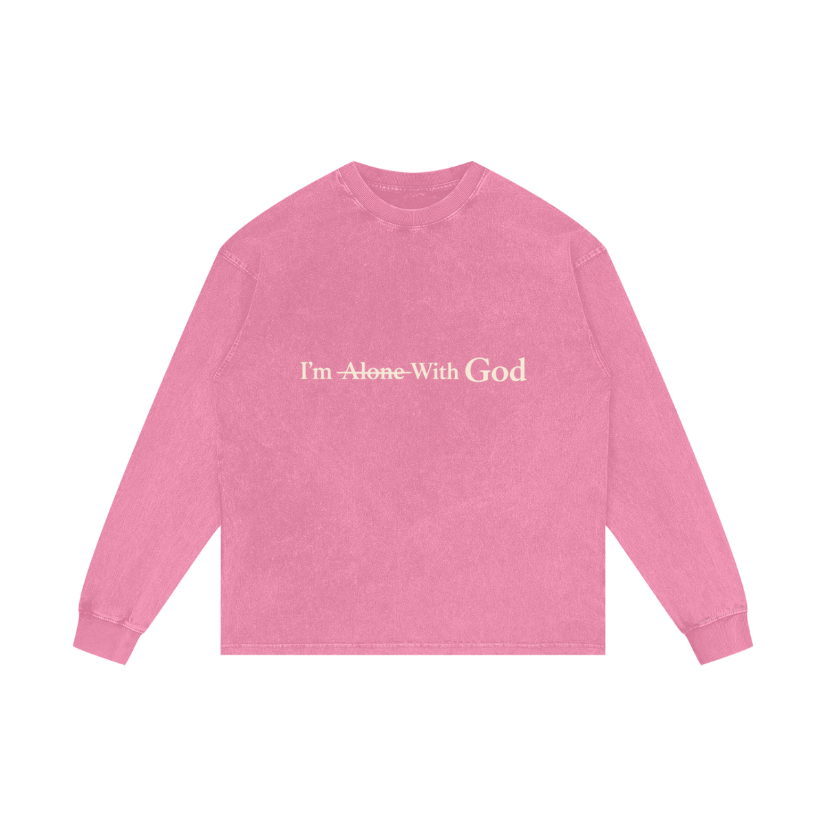 Alone- Oversize Long Sleeve T