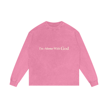 Alone- Oversize Long Sleeve T