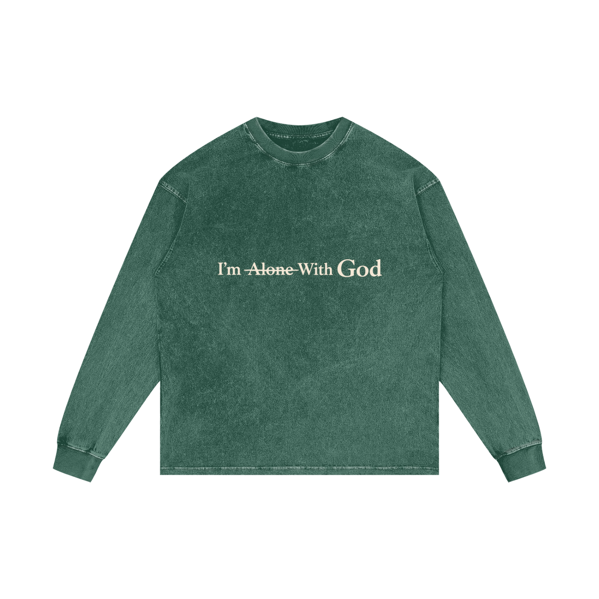 Alone- Oversize Long Sleeve T