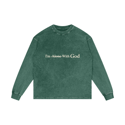 Alone- Oversize Long Sleeve T