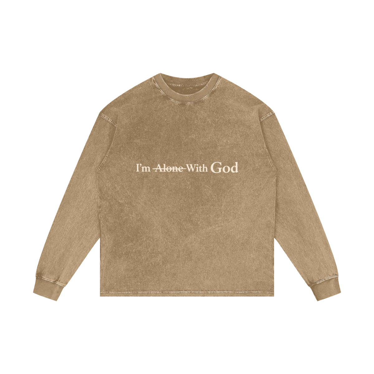 Alone- Oversize Long Sleeve T