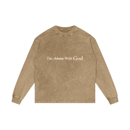 Alone- Oversize Long Sleeve T